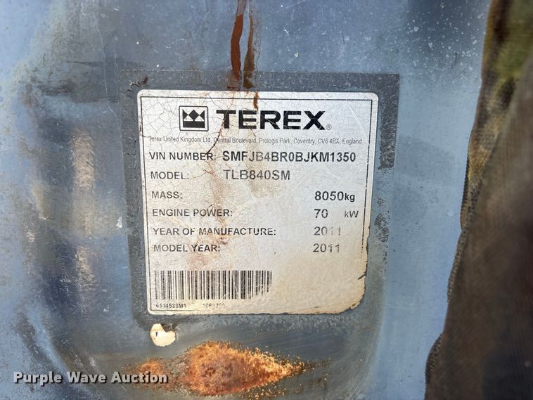 image for item FG0687 2011 Terex TLB840SM backhoe