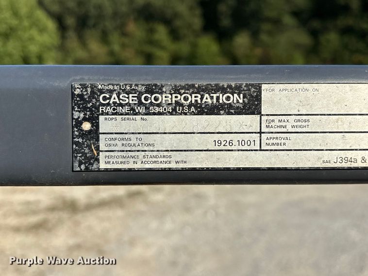 image for item FG0689 1997 Case 360 trencher