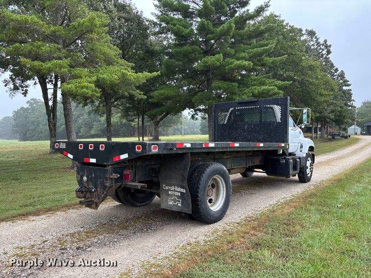 image for item FG0704 1997 Chevrolet C7500 flatbed truck