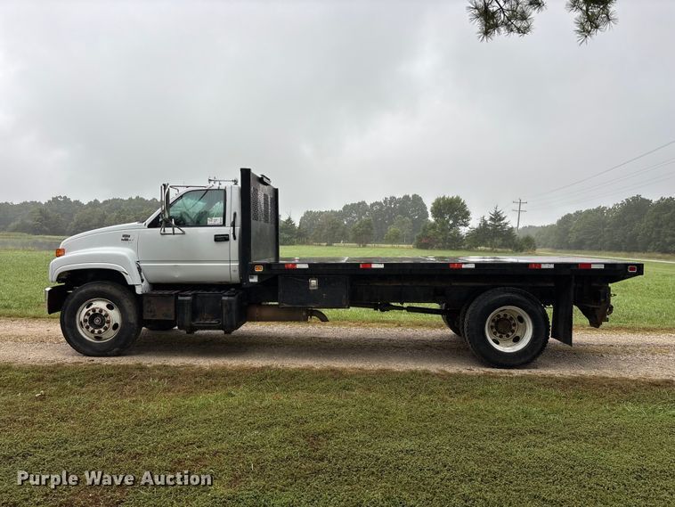 image for item FG0704 1997 Chevrolet C7500 flatbed truck