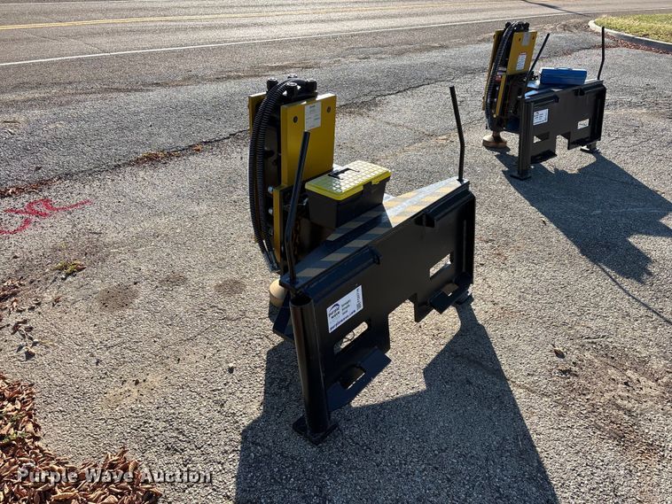 image for item FG0716 Lyals ALS680 skid steer post driver