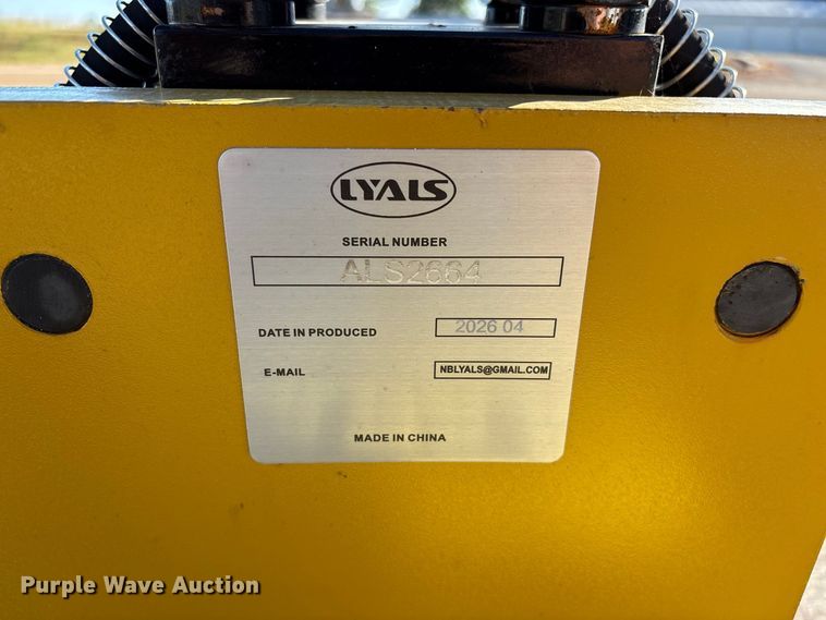 image for item FG0716 Lyals ALS680 skid steer post driver
