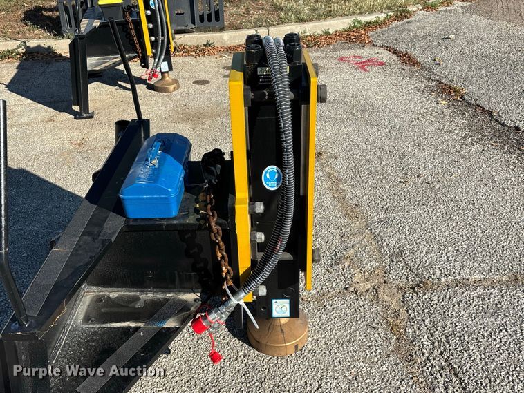 image for item FG0717 Lyals ALS680 skid steer post driver