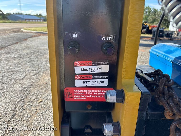 image for item FG0717 Lyals ALS680 skid steer post driver