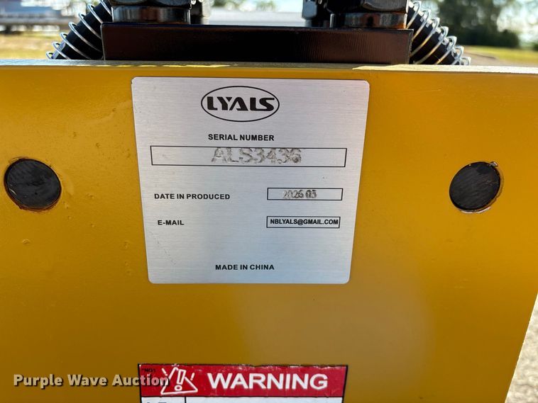 image for item FG0717 Lyals ALS680 skid steer post driver