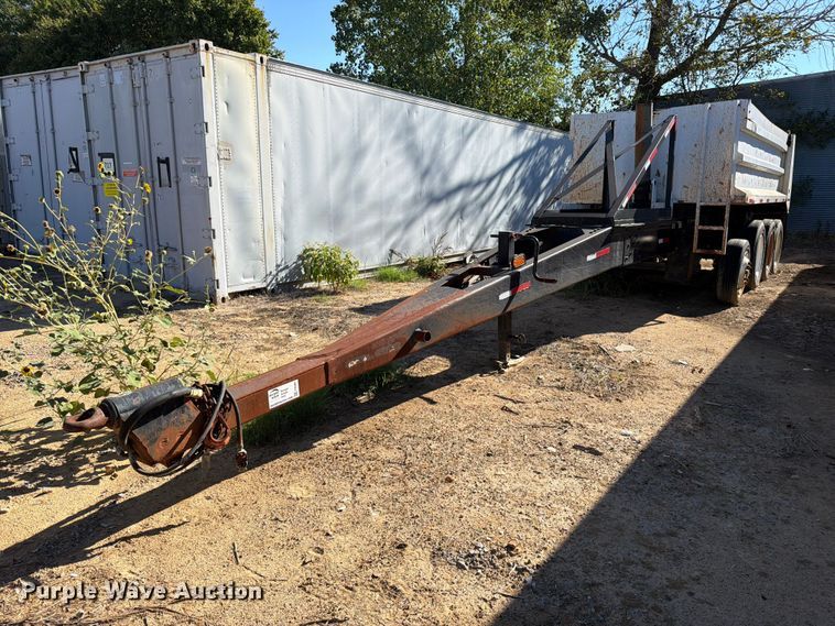1996 Williamsen Truck equipment QQT end dump pup trailer