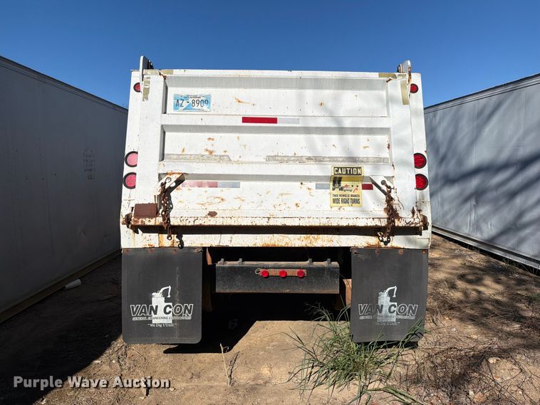 image for item FI0389 1996 Williamsen  Truck equipment  QQT end dump pup trailer