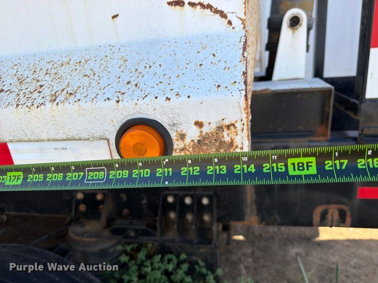 image for item FI0389 1996 Williamsen  Truck equipment  QQT end dump pup trailer