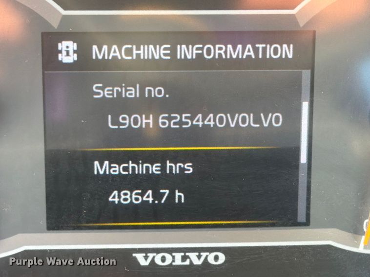 image for item FI0417 2020 Volvo L90H wheel loader