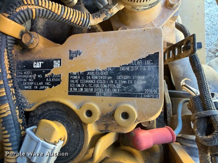 image for item FI0421 2018 Caterpillar 289D tracked skid steer loader