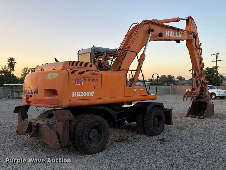 image for item FI2024 1998 Halla HE200W wheeled excavator