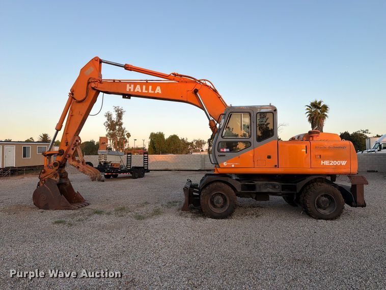 image for item FI2024 1998 Halla HE200W wheeled excavator