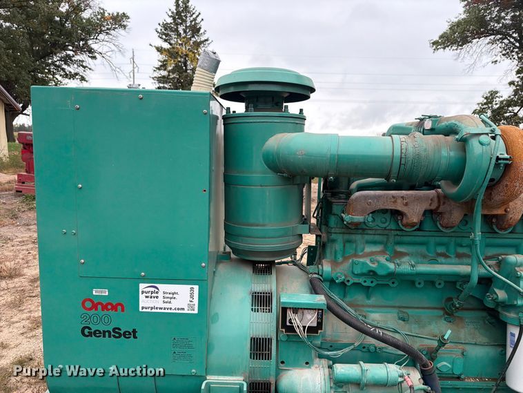 image for item FJ0539 Onan 220.ODFP-17R/27877M generator