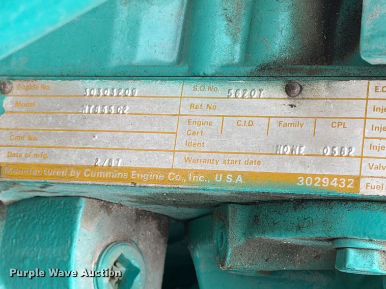 image for item FJ0539 Onan 220.ODFP-17R/27877M generator