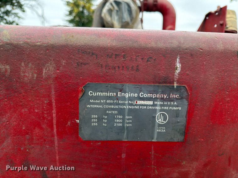 image for item FJ0540 1980 Cummins NT-855-F1 pump