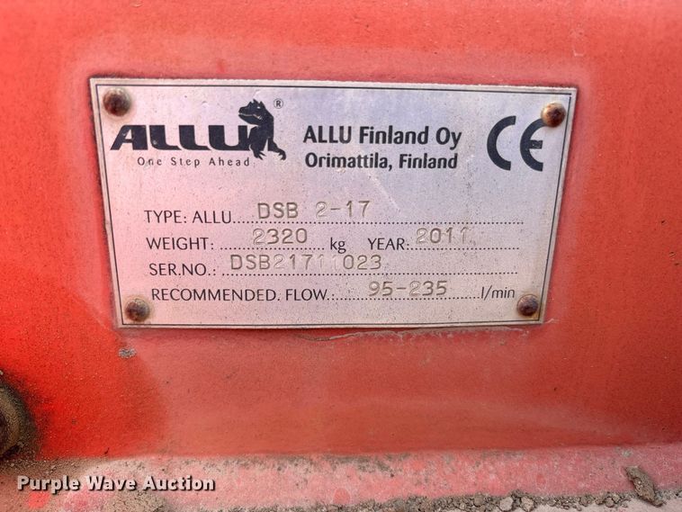 image for item FK2083 ALLU DSB 2-17 excavator screener bucket