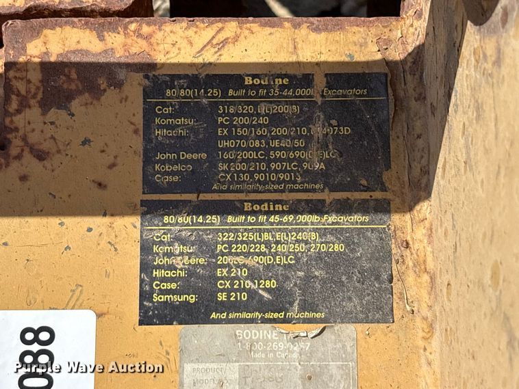 image for item FK2088 (2) excavator attachments