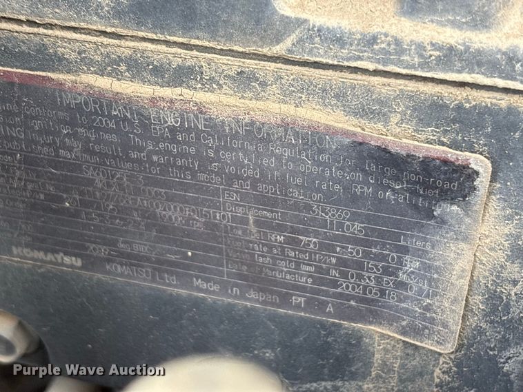 image for item FK2113 2004 Komatsu D85EX-15 dozer