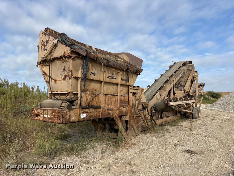 The Screen Machine Spyder screening plant