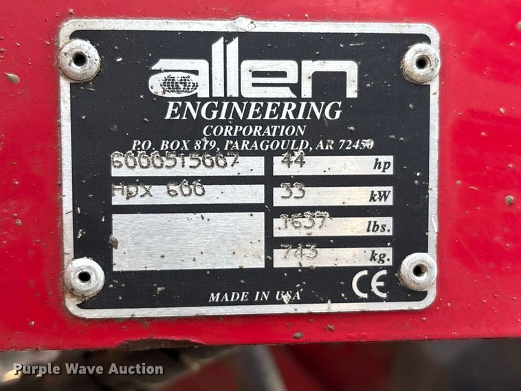 image for item FK2148 Allen Engineering HDX600 power trowel