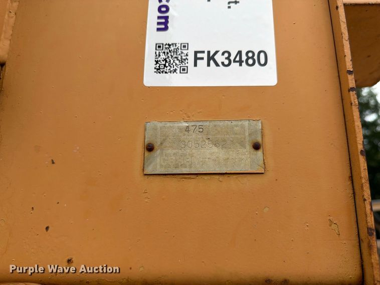 image for item FK3480 1973 Case 475 cable plow