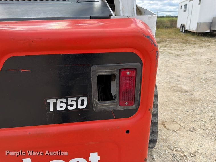 image for item FK3484 2018 Bobcat T650 tracked skid steer loader
