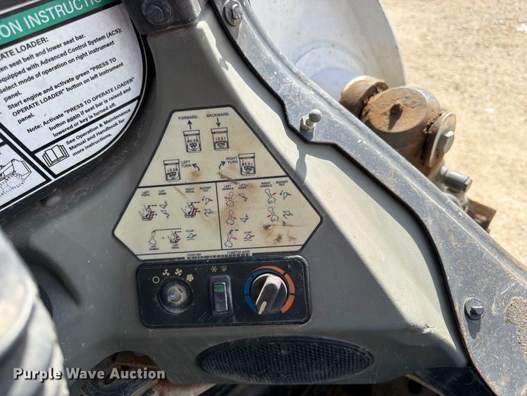 image for item FK3484 2018 Bobcat T650 tracked skid steer loader