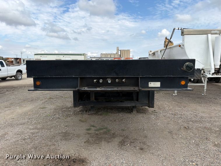 image for item FK3686 2008 Trail King TK110SA-533 drop deck tilt deck equipment trailer