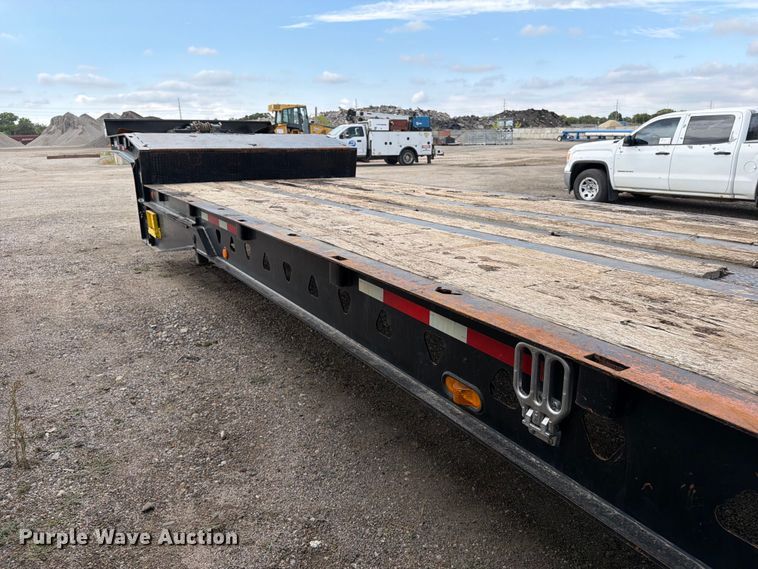 image for item FK3686 2008 Trail King TK110SA-533 drop deck tilt deck equipment trailer