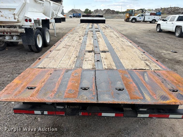 image for item FK3686 2008 Trail King TK110SA-533 drop deck tilt deck equipment trailer