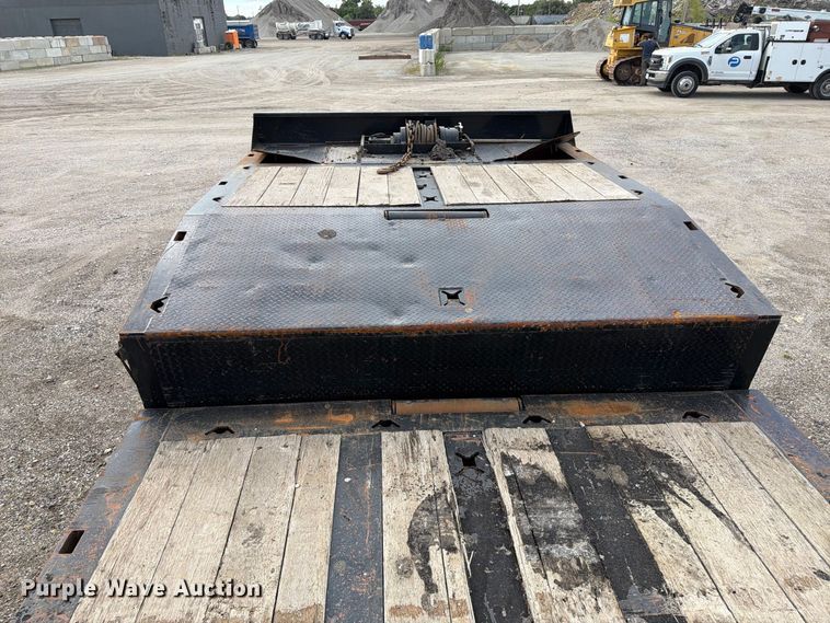 image for item FK3686 2008 Trail King TK110SA-533 drop deck tilt deck equipment trailer