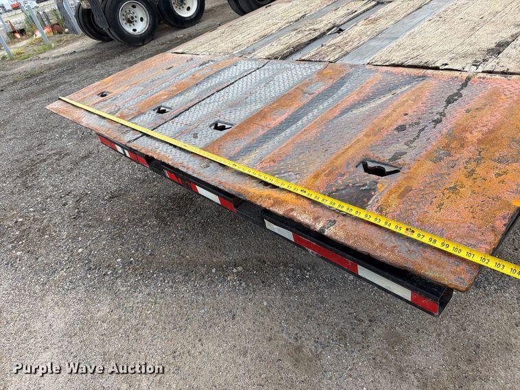 image for item FK3686 2008 Trail King TK110SA-533 drop deck tilt deck equipment trailer