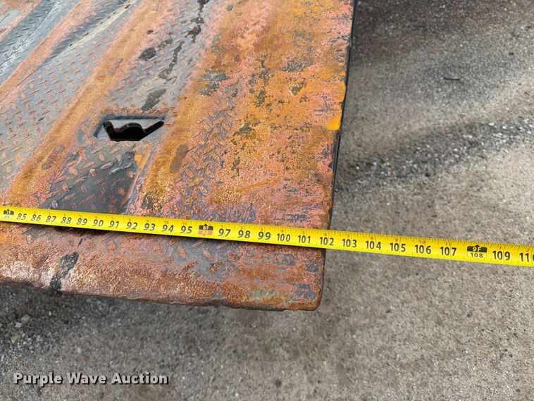 image for item FK3686 2008 Trail King TK110SA-533 drop deck tilt deck equipment trailer