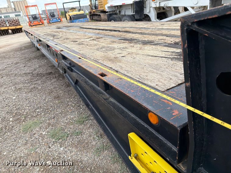 image for item FK3686 2008 Trail King TK110SA-533 drop deck tilt deck equipment trailer