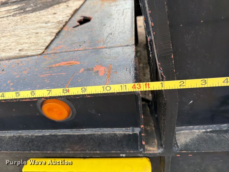 image for item FK3686 2008 Trail King TK110SA-533 drop deck tilt deck equipment trailer