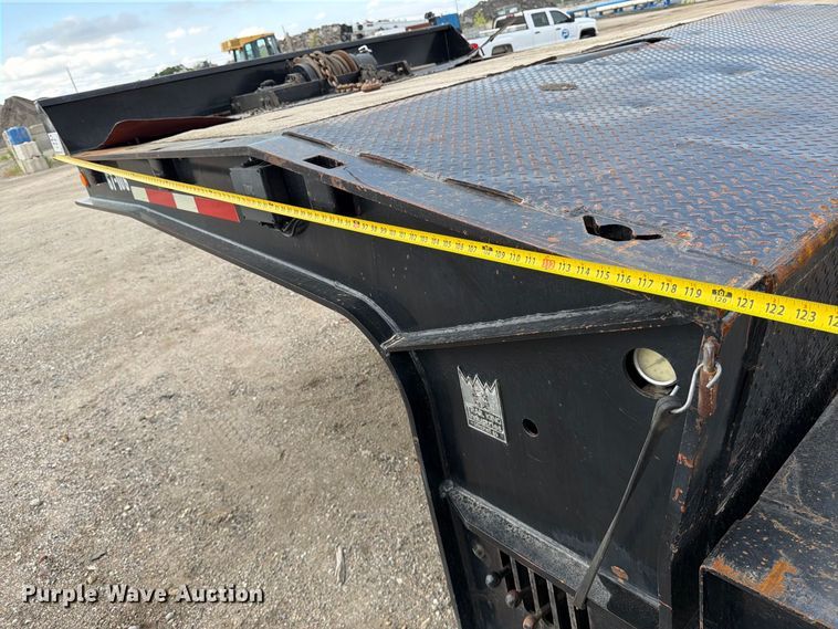 image for item FK3686 2008 Trail King TK110SA-533 drop deck tilt deck equipment trailer