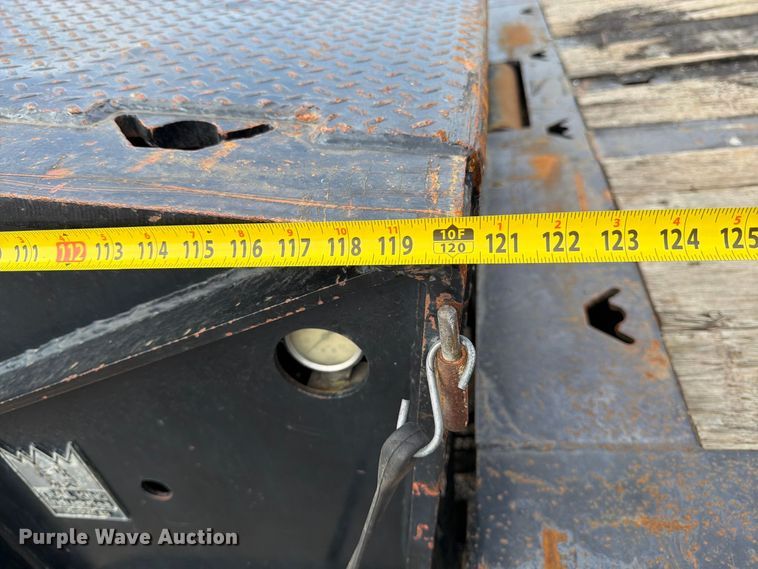 image for item FK3686 2008 Trail King TK110SA-533 drop deck tilt deck equipment trailer