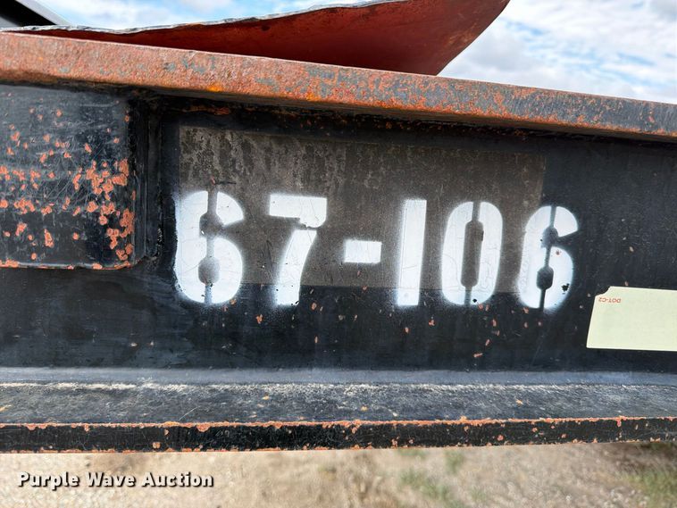 image for item FK3686 2008 Trail King TK110SA-533 drop deck tilt deck equipment trailer