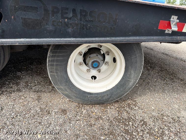 image for item FK3686 2008 Trail King TK110SA-533 drop deck tilt deck equipment trailer