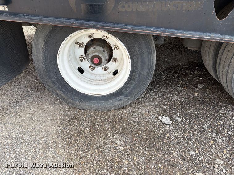 image for item FK3686 2008 Trail King TK110SA-533 drop deck tilt deck equipment trailer