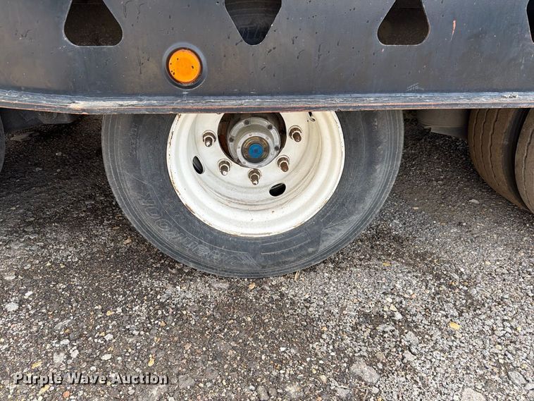 image for item FK3686 2008 Trail King TK110SA-533 drop deck tilt deck equipment trailer