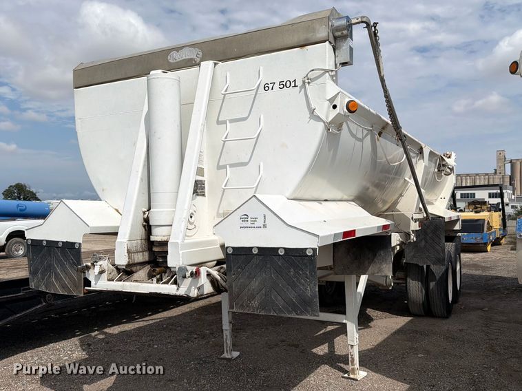 2002 Ranch ED2026QF end dump trailer