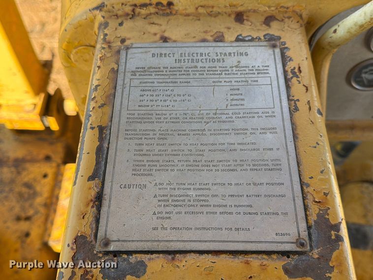 image for item FK3804 1970 Caterpillar D7 dozer