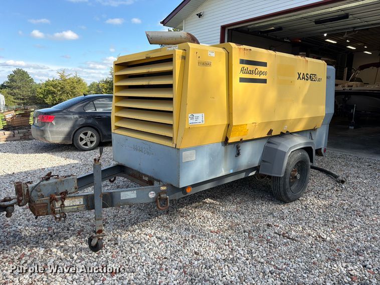 image for item FK3810 2011 Atlas Copco XAS 750 JD7 air compressor