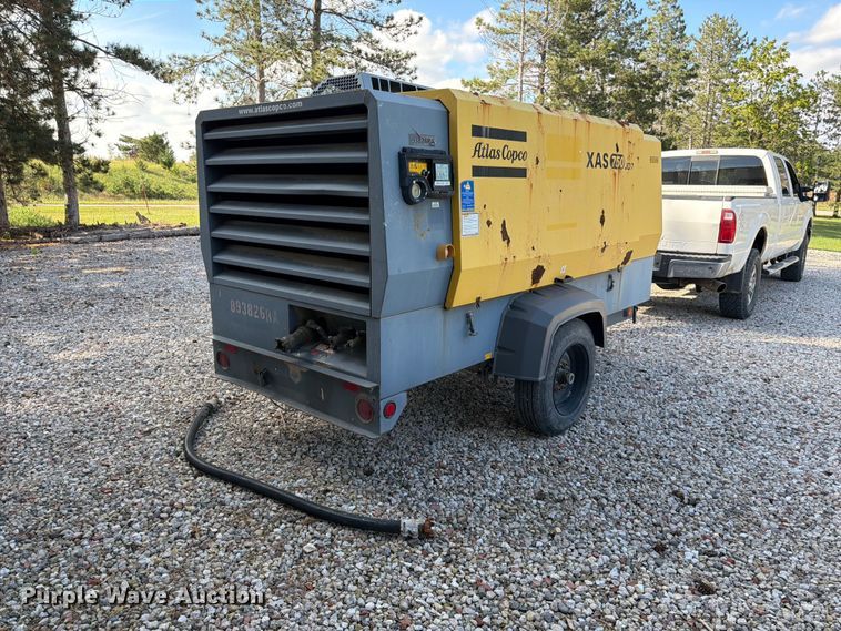 image for item FK3810 2011 Atlas Copco XAS 750 JD7 air compressor