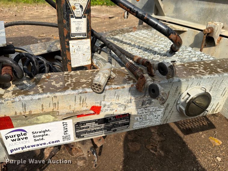 image for item FK4137 2014 Talbert equipment trailer