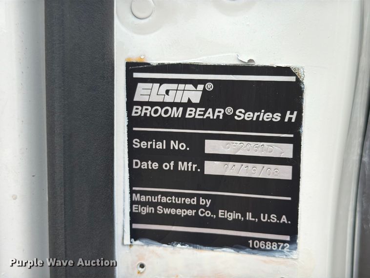 image for item FK4145 2008 Freightliner Business Class M2 street sweeper truck