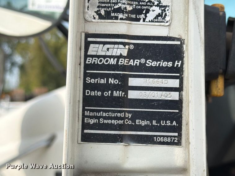 image for item FK4146 2005 Freightliner FL70 street sweeper truck