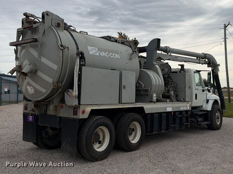 image for item FK4166 2008 International 7400 SFA 6x4 sewer jetter truck