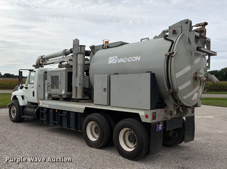 image for item FK4166 2008 International 7400 SFA 6x4 sewer jetter truck